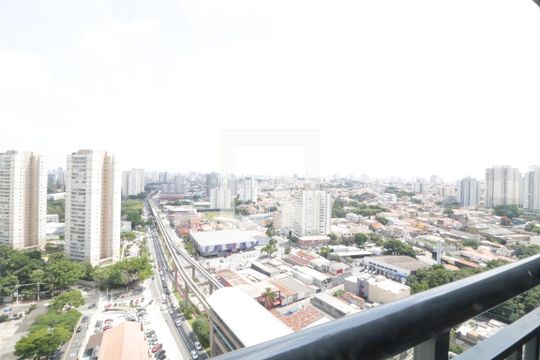 Varanda da Sala de apartamento à venda com 1 quarto, 30m² em Jardim Independência (são Paulo), São Paulo