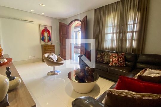 Sala 1 de casa à venda com 5 quartos, 434m² em Belvedere, Belo Horizonte