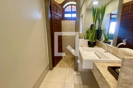 Lavabo de casa à venda com 5 quartos, 434m² em Belvedere, Belo Horizonte