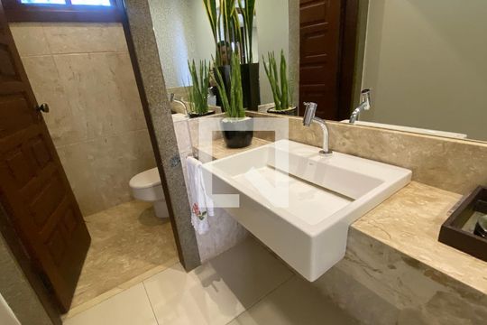 Lavabo de casa à venda com 5 quartos, 434m² em Belvedere, Belo Horizonte