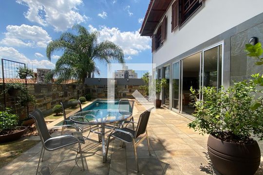 Varanda gourmet de casa à venda com 5 quartos, 434m² em Belvedere, Belo Horizonte