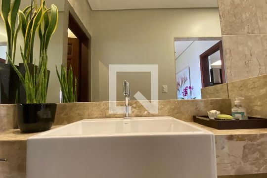 Lavabo de casa à venda com 5 quartos, 434m² em Belvedere, Belo Horizonte