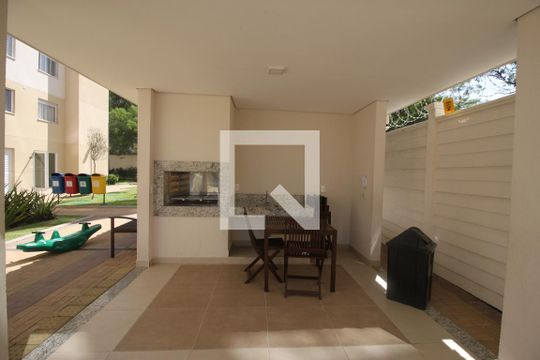 Área comum - Churrasqueira de apartamento para alugar com 1 quarto, 26m² em Jardim Itacolomi, São Paulo