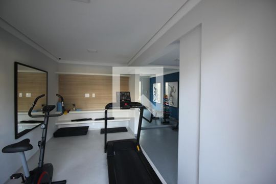 Área comum - Academia de apartamento para alugar com 1 quarto, 26m² em Jardim Itacolomi, São Paulo