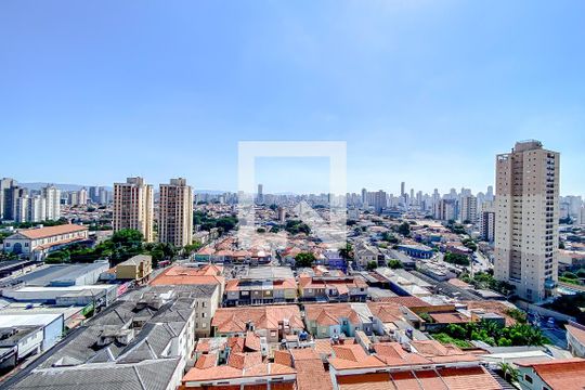 Vista da Suíte de apartamento para alugar com 1 quarto, 24m² em Vila Claudia, São Paulo