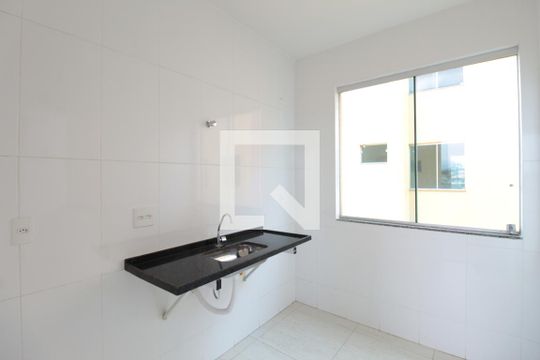 Cozinha de apartamento para alugar com 2 quartos, 56m² em Jardim Leblon, Belo Horizonte