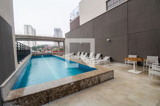 Área comum - Piscina de apartamento à venda com 1 quarto, 28m² em Jardim Independência (são Paulo), São Paulo