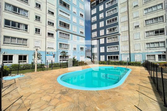 Área comum - Piscina de apartamento à venda com 2 quartos, 60m² em Jardim Leopoldina, Porto Alegre
