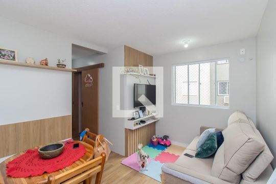 Sala de apartamento à venda com 2 quartos, 44m² em Centro, Canoas