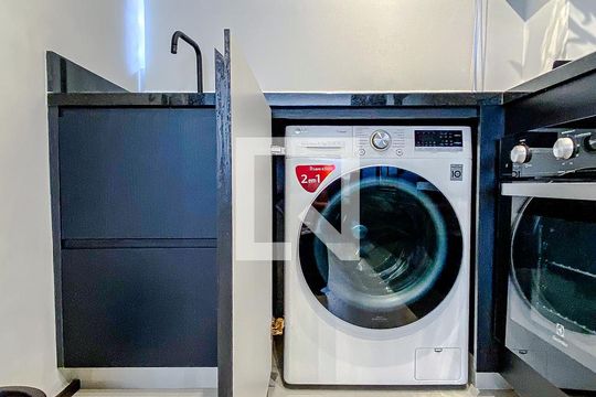 Área de Serviço de kitnet/studio à venda com 1 quarto, 50m² em Cambuci, São Paulo