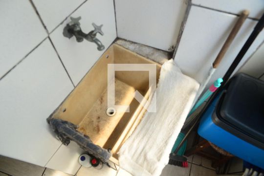 Área de Serviço de casa de condomínio para alugar com 1 quarto, 78m² em Aviação, Praia Grande