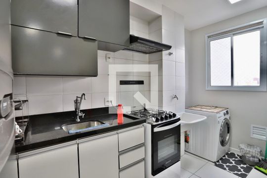Cozinha de apartamento à venda com 2 quartos, 39m² em Brás, São Paulo