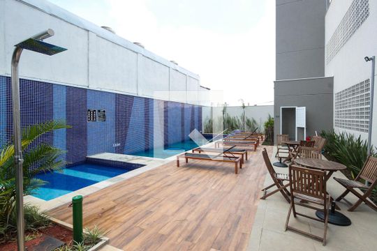 Área comum - Piscina de apartamento para alugar com 2 quartos, 34m² em Vila Tolstoi, São Paulo