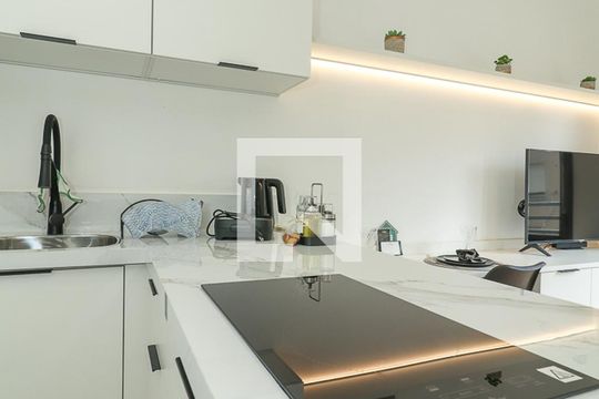 Quarto / Sala / Cozinha de apartamento à venda com 1 quarto, 26m² em Centro Histórico, Porto Alegre