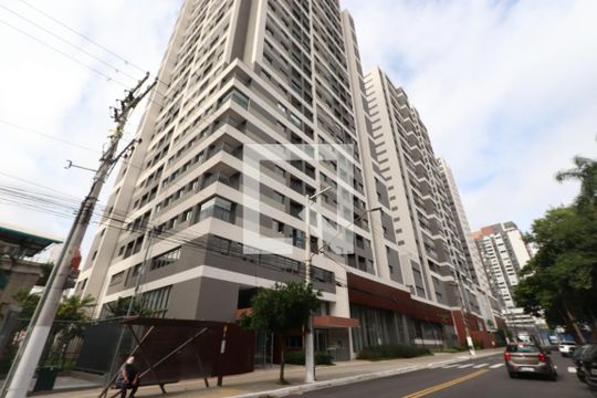 Fachada do Prédio de apartamento para alugar com 1 quarto, 34m² em Vila Independência, São Paulo