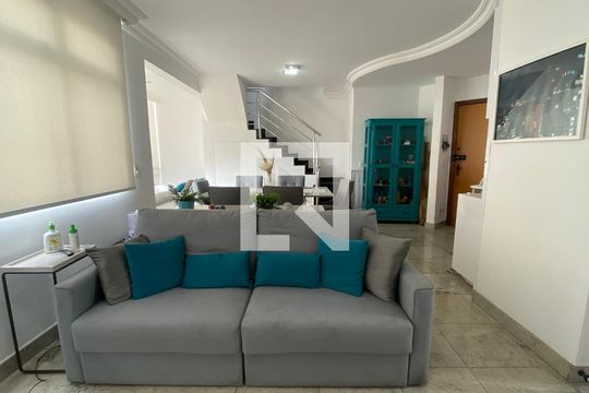 Sala 1 de apartamento para alugar com 3 quartos, 220m² em Buritis, Belo Horizonte