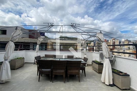 Varanda gourmet de apartamento para alugar com 3 quartos, 220m² em Buritis, Belo Horizonte
