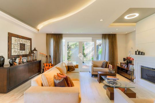 Sala de casa à venda com 3 quartos, 385m² em Brooklin, São Paulo