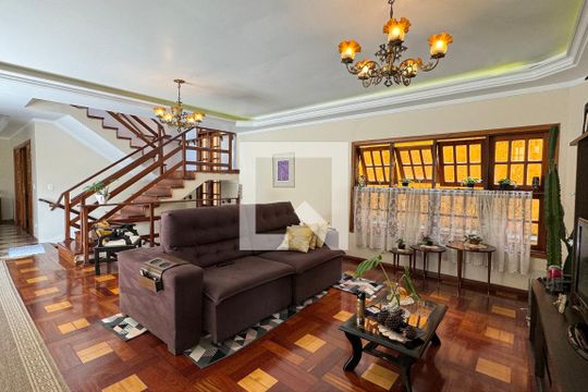 Sala de casa de condomínio à venda com 4 quartos, 465m² em Morada dos Pássaros, Barueri