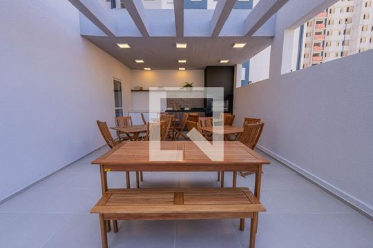 Área comum - Churrasqueira de apartamento para alugar com 1 quarto, 24m² em Vila Prudente, São Paulo