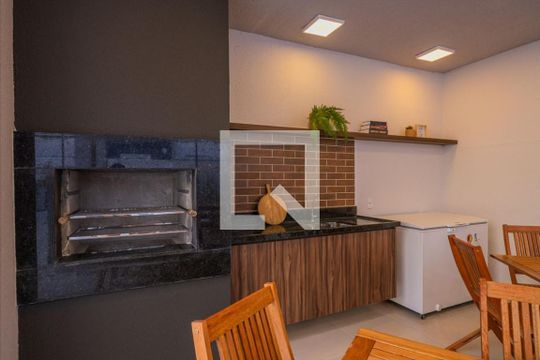 Área comum - Churrasqueira de apartamento para alugar com 1 quarto, 24m² em Vila Prudente, São Paulo