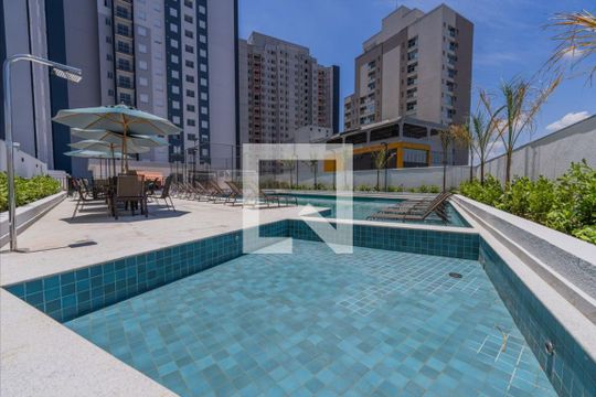 Área comum - Piscina de apartamento para alugar com 1 quarto, 24m² em Vila Prudente, São Paulo