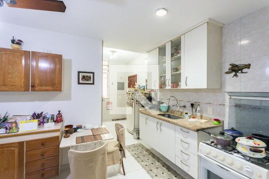 Copa e Cozinha de apartamento à venda com 3 quartos, 96m² em Tijuca, Rio de Janeiro