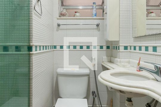 Banheiro Suíte de apartamento à venda com 3 quartos, 96m² em Tijuca, Rio de Janeiro