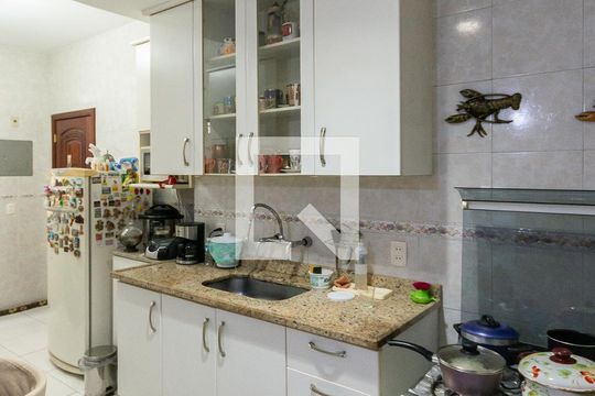 Copa e Cozinha de apartamento à venda com 3 quartos, 96m² em Tijuca, Rio de Janeiro