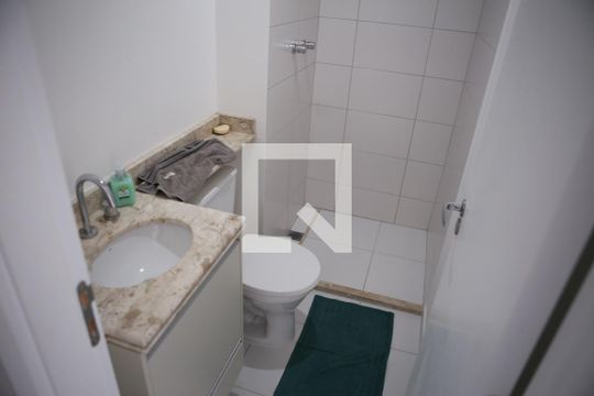 Banheiro da Suíte de apartamento para alugar com 1 quarto, 69m² em Vila Andrade, São Paulo