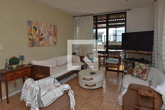 Sala de apartamento para alugar com 3 quartos, 236m² em Recreio dos Bandeirantes, Rio de Janeiro