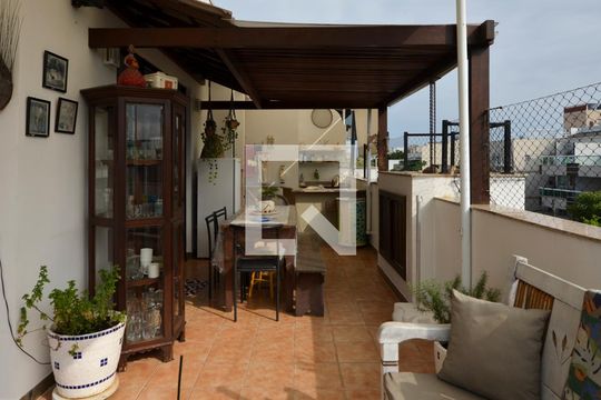 Varanda gourmet de apartamento para alugar com 3 quartos, 236m² em Recreio dos Bandeirantes, Rio de Janeiro