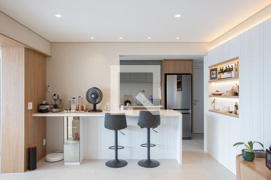 SALA de apartamento para alugar com 3 quartos, 136m² em Barra Funda, São Paulo