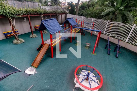 Área comum - Playground de apartamento para alugar com 3 quartos, 112m² em Chácara Agrindus, Taboão da Serra