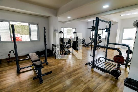 Área comum - Academia de apartamento para alugar com 3 quartos, 112m² em Chácara Agrindus, Taboão da Serra