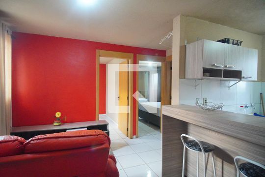 Sala de apartamento para alugar com 2 quartos, 58m² em Santo Afonso, Novo Hamburgo