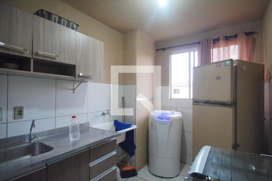 Cozinha de apartamento para alugar com 2 quartos, 58m² em Santo Afonso, Novo Hamburgo