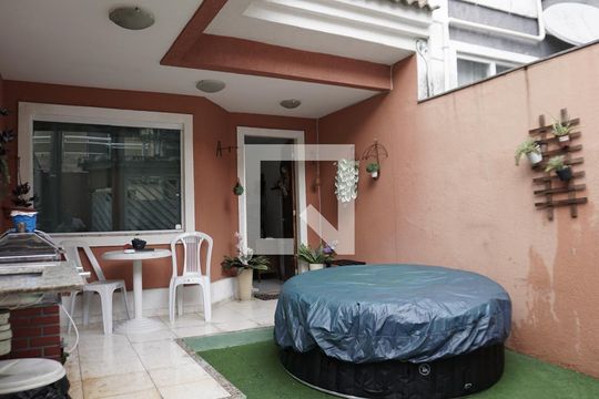 Frente da Casa - Area Goumert de casa de condomínio à venda com 4 quartos, 144m² em Freguesia (jacarepaguá), Rio de Janeiro