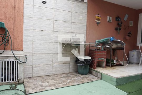 Frente da Casa - Area Goumert de casa de condomínio à venda com 4 quartos, 144m² em Freguesia (jacarepaguá), Rio de Janeiro