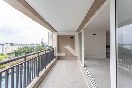Varanda da sala  de apartamento à venda com 3 quartos, 130m² em Centro, Diadema