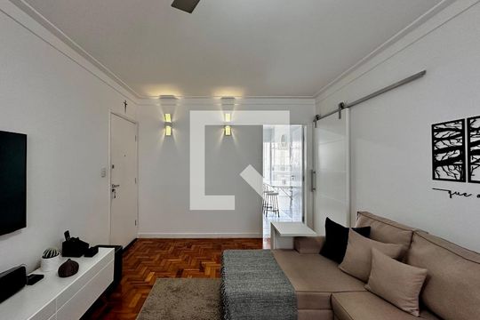 Sala de apartamento à venda com 2 quartos, 70m² em Chácara Santo Antônio (zona Sul), São Paulo