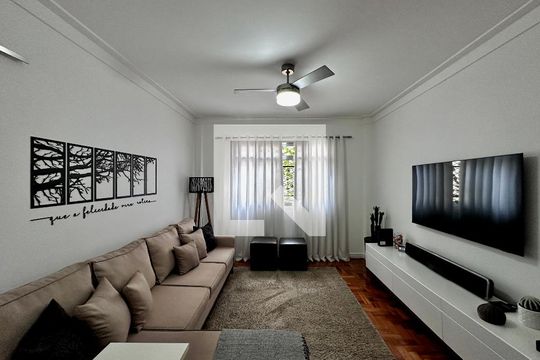 Sala de apartamento à venda com 2 quartos, 70m² em Chácara Santo Antônio (zona Sul), São Paulo
