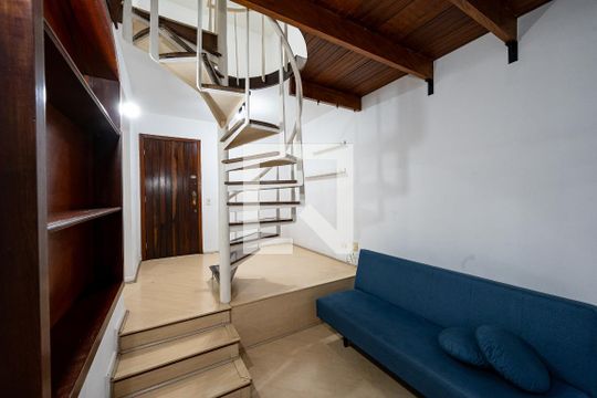 Sala de apartamento à venda com 1 quarto, 60m² em Vila Clementino, São Paulo