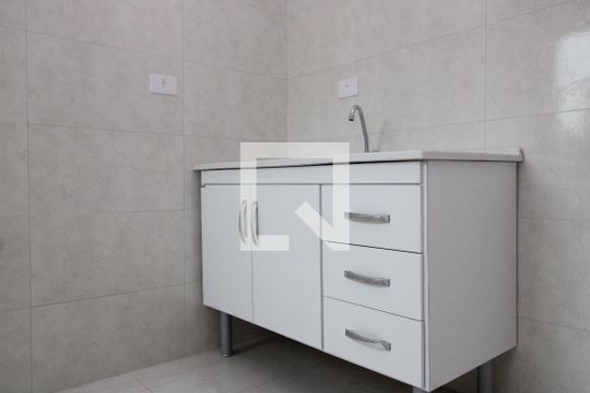 Sala/Cozinha e Área de Serviço de apartamento à venda com 2 quartos, 39m² em Vila Ré, São Paulo
