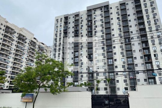 Fachada de apartamento para alugar com 1 quarto, 35m² em Jacarepaguá, Rio de Janeiro