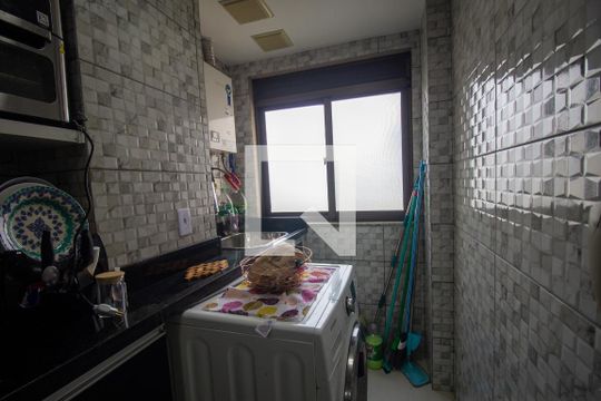 Cozinha e Área de Serviço de apartamento à venda com 3 quartos, 89m² em Recreio dos Bandeirantes, Rio de Janeiro