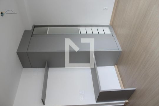 Quarto  - Armários de apartamento para alugar com 1 quarto, 26m² em Perdizes, São Paulo