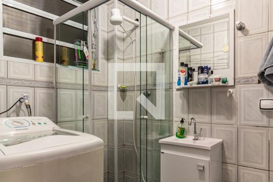 Banheiro de apartamento à venda com 1 quarto, 46m² em Campos Elíseos, São Paulo