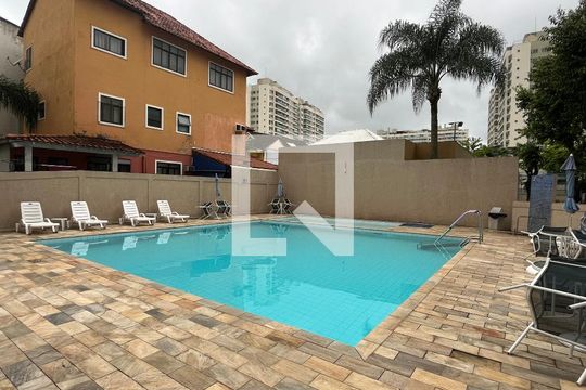 Área comum - Piscina de apartamento para alugar com 3 quartos, 122m² em Barra Olímpica, Rio de Janeiro