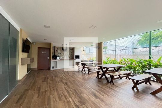 Área comum - Churrasqueira de apartamento para alugar com 3 quartos, 122m² em Barra Olímpica, Rio de Janeiro